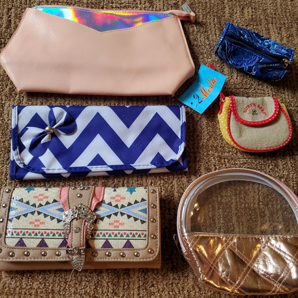 Variety of Wallets/Make Up Bags